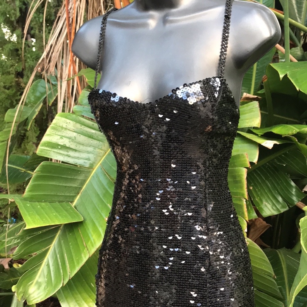 Vintage Datiani sequin slipdress - Picture 7 of 14
